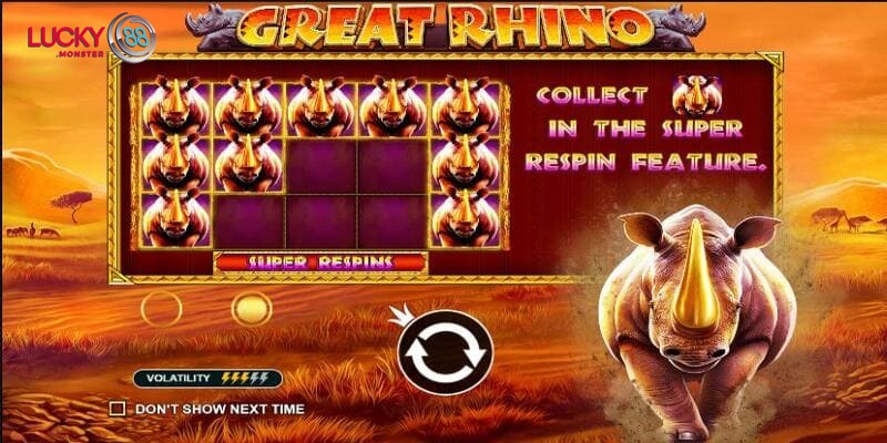 Luật chơi cơ bản của Nổ Hũ Great Rhino